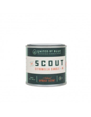 United By Blue Scout Citronella Candle 5 oz Back
