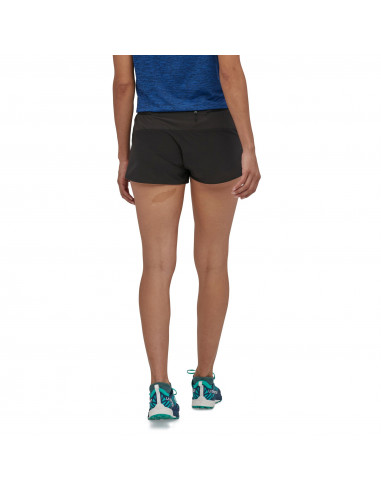 Patagonia Womens Strider Pro Shorts 3 in Black Onbody Back