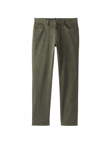 prAna Mens Sustainer Cord Pant Cargo Green Offbody Front
