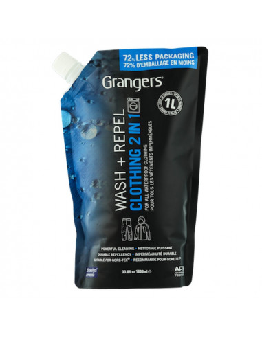 Grangers Wash + Repel Clothing 1L Eco Pouch
