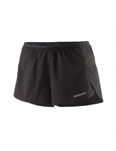 Patagonia Womens Strider Pro Shorts 3 in Black Offbody Front
