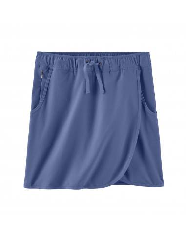 Patagonia Womens Fleetwith Skort Current Blue Offbody Front