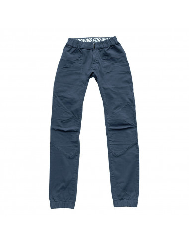 Looking for Wild Mens Technical Pants Fitz Roy Blue Wing Teal Offbody Front