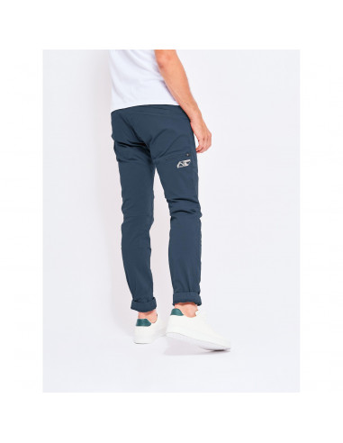 Looking for Wild Mens Technical Pants Fitz Roy Blue Wing Teal Onbody Back