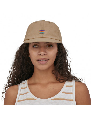 Patagonia Stand Up Cap Stripes: Oar Tan Onbody Front