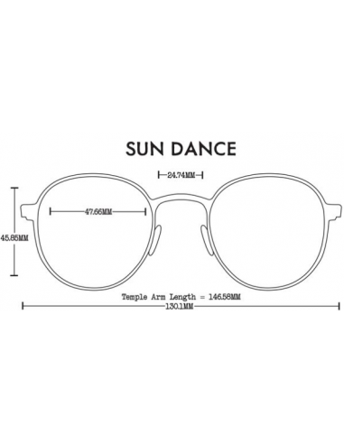 Proof Sluneční Brýle Sundance Hliníkové Černá Polarizované Design