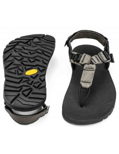 Bedrock Sandals Sandály Cairn Adventure Charcoal Sivá Offbody Zepředu a Zezadu