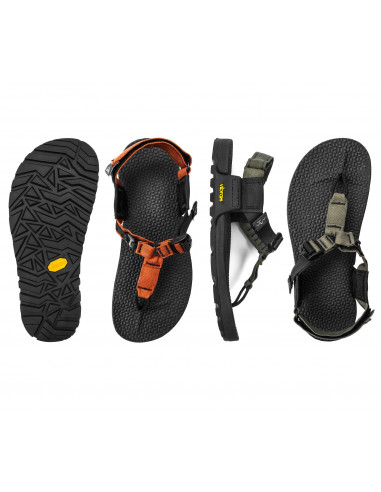 Bedrock Sandals Cairn 3D Adventure Sandals Front Back & Side