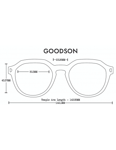 Proof Sluneční Brýle Goodson Acetate Bílá Tortoise Polarizované Dizajn