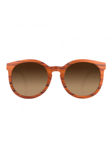 Proof Sunglasses Uinta Wood Rosewood Brown Fade Polarized 1