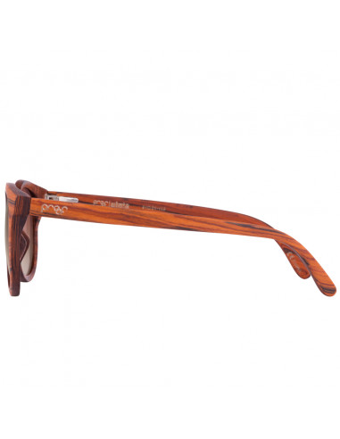 Proof Sunglasses Uinta Wood Rosewood Brown Fade Polarized 7