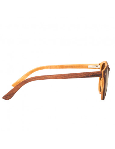 Proof Sunglasses Carver Wood Mahogany / Brown Fade Polarized 3