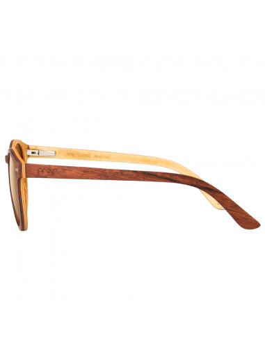 Proof Sunglasses Carver Wood Mahogany / Brown Fade Polarized 7