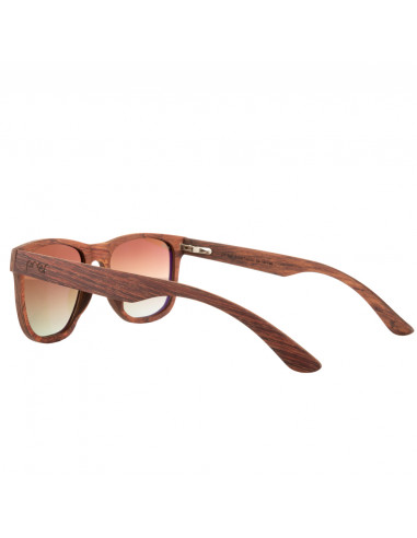 Proof Sunglasses Ontario Wood Mahogany Brown Fade Polarized 6