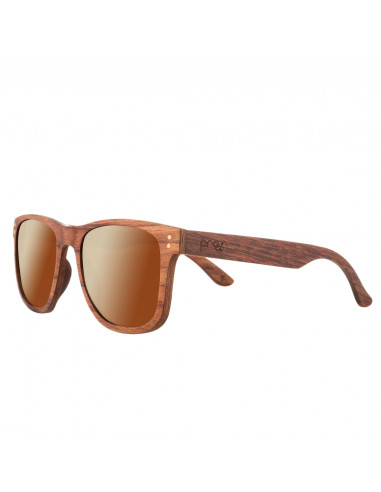 Proof Sunglasses Ontario Wood Mahogany Brown Fade Polarized 8