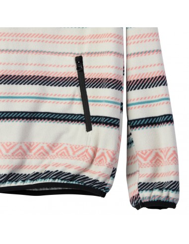 Kavu Womens Cavanaugh Fleece Pullover Baja Peach Detail Pocket