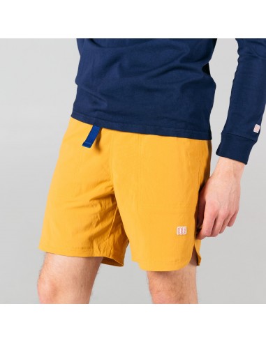 Topo Designs Mens River Shorts Mustard Onbody Front
