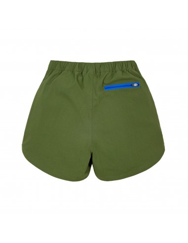 Topo Designs Womens River Shorts Olive Offbody Back