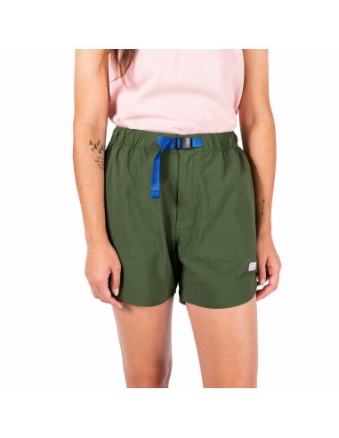 Topo Designs Womens River Shorts Olive Onbody Front