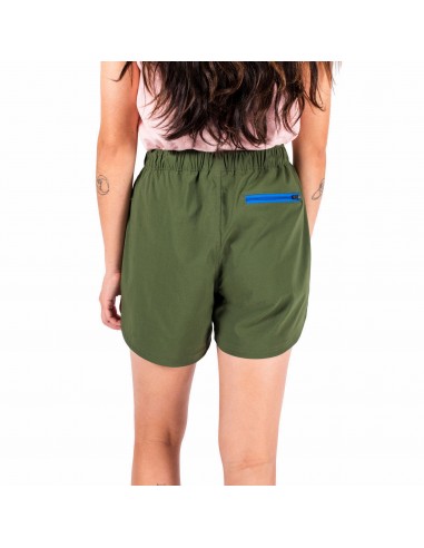 Topo Designs Womens River Shorts Olive Onbody Back