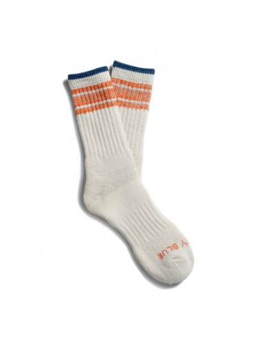 United By Blue SoftHemp Trail Stripe Sock Cream Pair