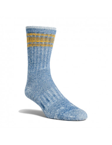 United By Blue Ponožky SoftHemp Trail Stripe Modrá