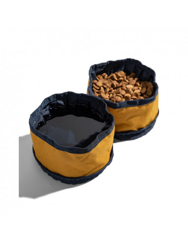 Collapsible Double Dog Bowl
