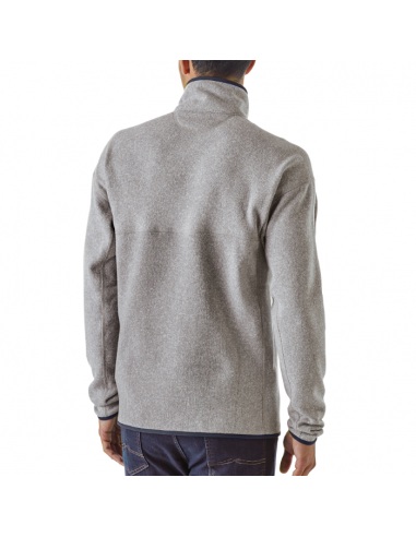 Patagonia Mens Lightweight Better Sweater Marsupial Fleece Pullover Feather Grey Onbody Back
