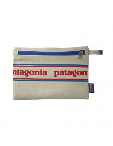 Patagonia Zippered Pouch Park Stripe Graphic Bleached Stone Front