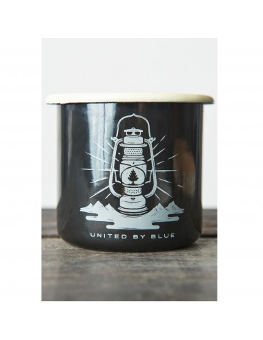 United by Blue Lights Out Enamel Steel Mug 12 oz Details