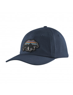 Patagonia Back for Good Trad Cap New Navy w/Bear Offbody Front