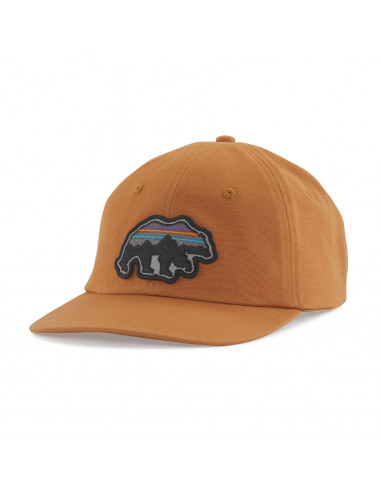 Patagonia Back for Good Trad Cap Umber Brown w/Bear Offbody Front