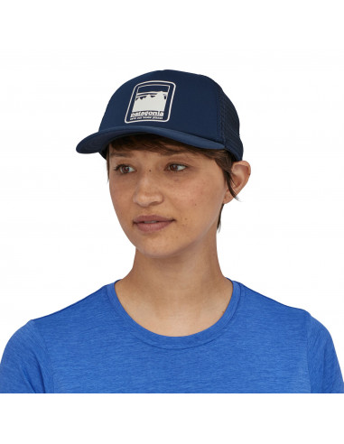 Patagonia Womens Alpine Icon Interstate Hat New Navy Onbody Front