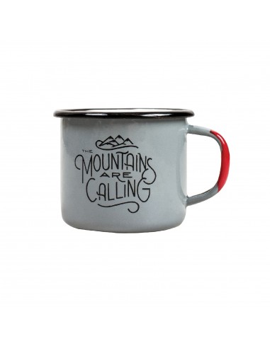 United by Blue Mountains Are Calling Enamel Steel Mug 12 oz Front