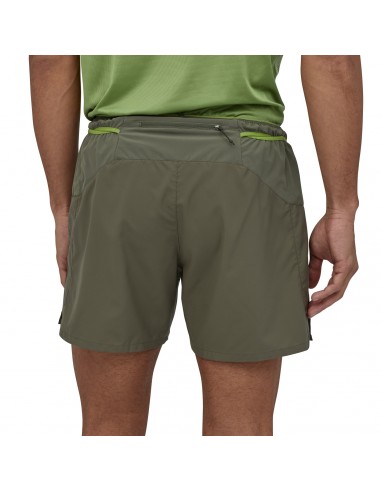 Patagonia Mens Strider Pro Running Shorts 5 Inch Industrial Green Onbody Back