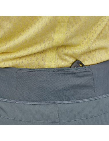 Patagonia Womens Strider Running Shorts 3 ½ Inch Plume Grey Detail Back Pocket