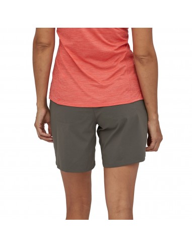 Patagonia Womens Quandary Shorts 7 in Forge Grey Onbody Back