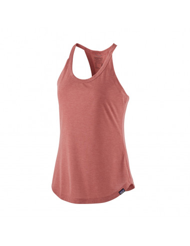 Patagonia Womens Capilene Cool Trail Tank Top Rosehip Offbody Front