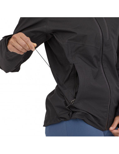 Patagonia Womens Granite Crest Jacket Black Onbody Detail Cord
