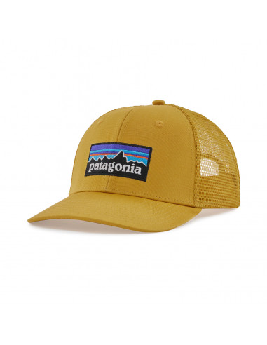 Patagonia P-6 Logo Trucker Hat Cabin Gold Offbody Front