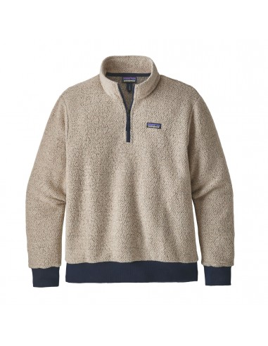Patagonia Mens Woolyester Fleece Pullover Oatmeal Heather Offbody Front
