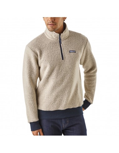 Patagonia Mens Woolyester Fleece Pullover Oatmeal Heather Onbody Front