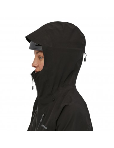 Patagonia Womens Triolet Jacket Black Onbody Detail Hood