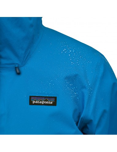 Patagonia Mens Torrentshell 3L Jacket Andes Blue Onbody Detail