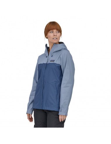 Patagonia Womens Torrentshell 3L Light Current Blue Onbody Front