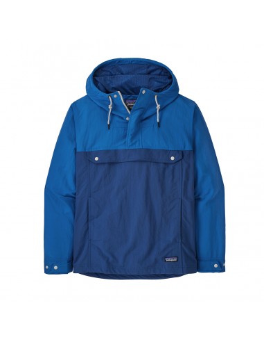 Patagonia Mens Pullover Isthmus Anorak Superior Blue Offbody Front