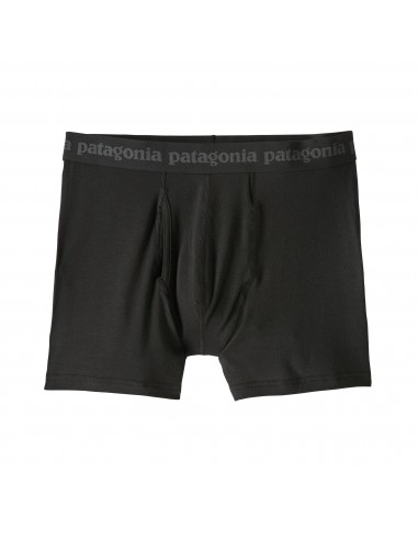 Patagonia Mens Essential Boxer Briefs 3 in Black Offbody Front 2