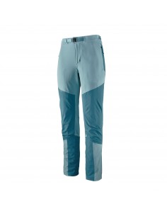Patagonia Womens Altvia Alpine Pants Upwell Blue Offbody Front
