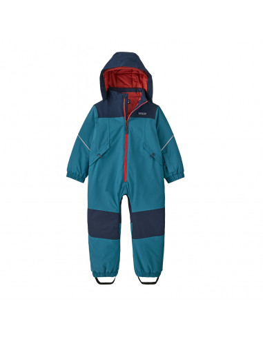 Patagonia Baby Snow Pile One-Piece Wavy Blue Front