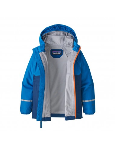 Patagonia Baby Torentshell 3L Jacket Bayou Blue Front Open